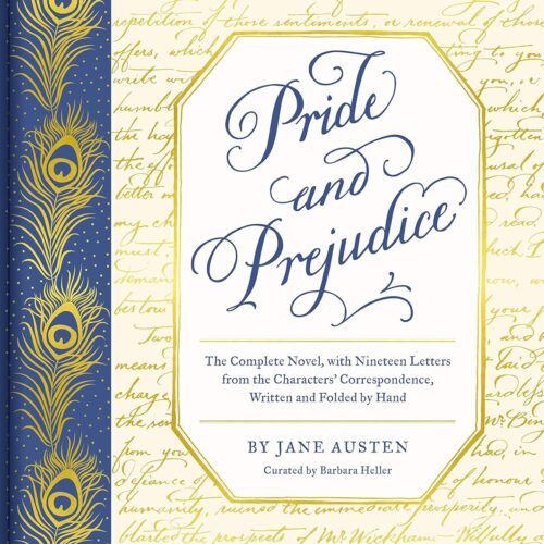 Orgullo y prejuicio: La novela completa(versión inglés), con diecinueve cartas de la correspondencia de los personajes, escritas y dobladas a mano